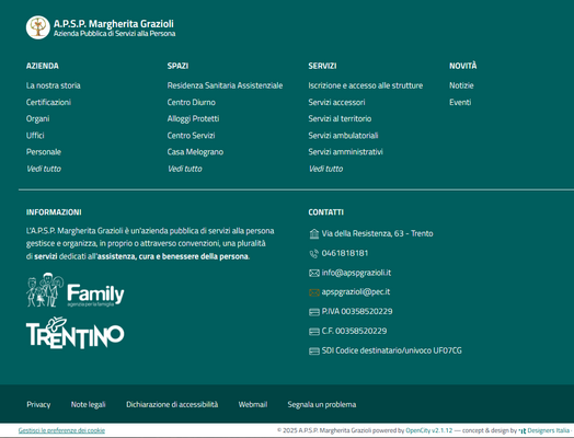 Immagine: Sezione Privacy